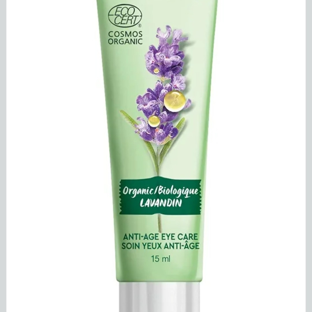 Garnier Organic Lavandin Anti-Age Eye Cream - Green and Purple